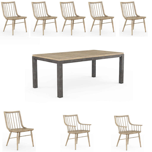 ART Furniture - Frame 9 Piece Rectangular Dining Table Set - 278220-04-05-2344-9SET - GreatFurnitureDeal