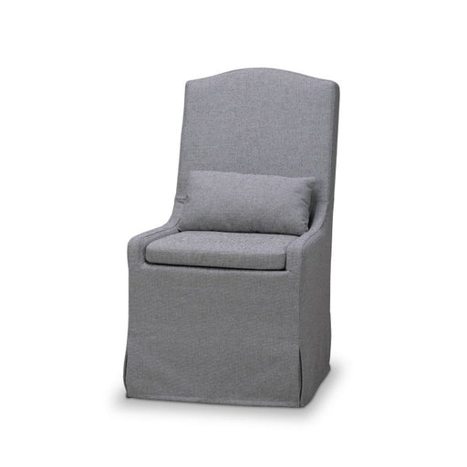 Bramble - Sierra Slipcovered Dining Chair w/ Castors - BR-27837 - GreatFurnitureDeal