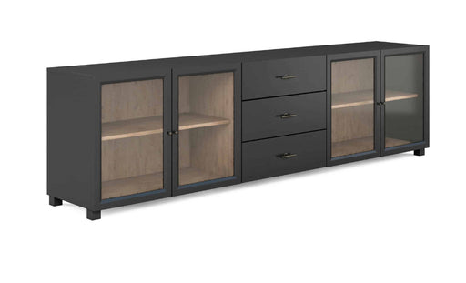 ART Furniture - Frame Entertainment Console in Black and Chestnut - 278423-2340 - GreatFurnitureDeal