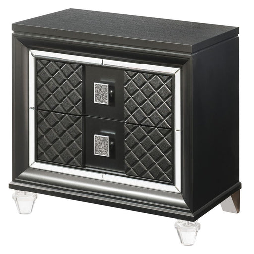 Acme Furniture - Sawyer Nightstand in Metallic Gray - 27973 - GreatFurnitureDeal