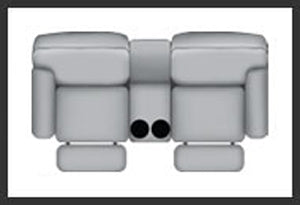 Diagram Image For Loveseat W/ Console