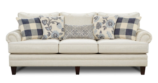 Southern Home Furnishings - Catalina Linen Sofa in Off White - 2810 Catalina Linen Sofa - GreatFurnitureDeal