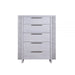 Acme Furniture - Aromas Chest w-Side Hidden Storage, White Oak - 28127 - GreatFurnitureDeal