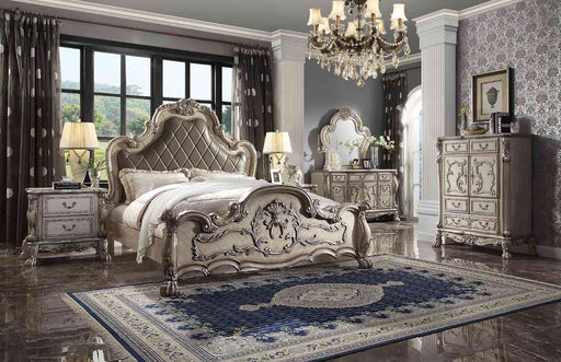 Acme Furniture - Dresden 6 Piece Eastern King Bedroom Set In Vintage Bone White - 28167EK-6SET - GreatFurnitureDeal