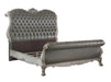 Acme Furniture - Dresden Queen Bed, Vintage Bone White & PU - 28190Q - GreatFurnitureDeal
