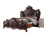 Acme Furniture - Picardy Queen Bed, PU & Cherry Oak - 28240Q - GreatFurnitureDeal