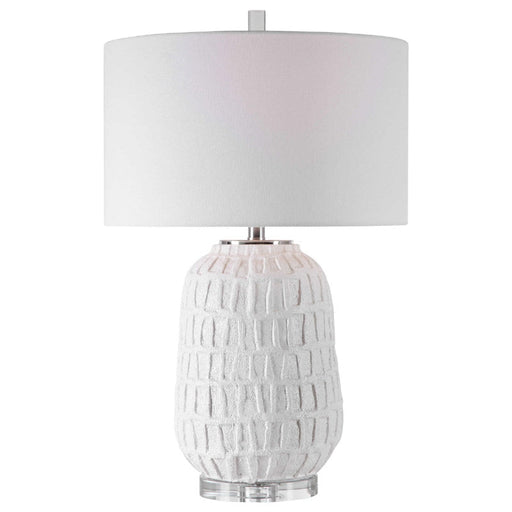 Uttermost - Caelina Textured White Table Lamp - 28283-1