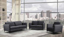 Meridian Furniture - Poppy Velvet Chair in Grey - 690Grey-C - GreatFurnitureDeal