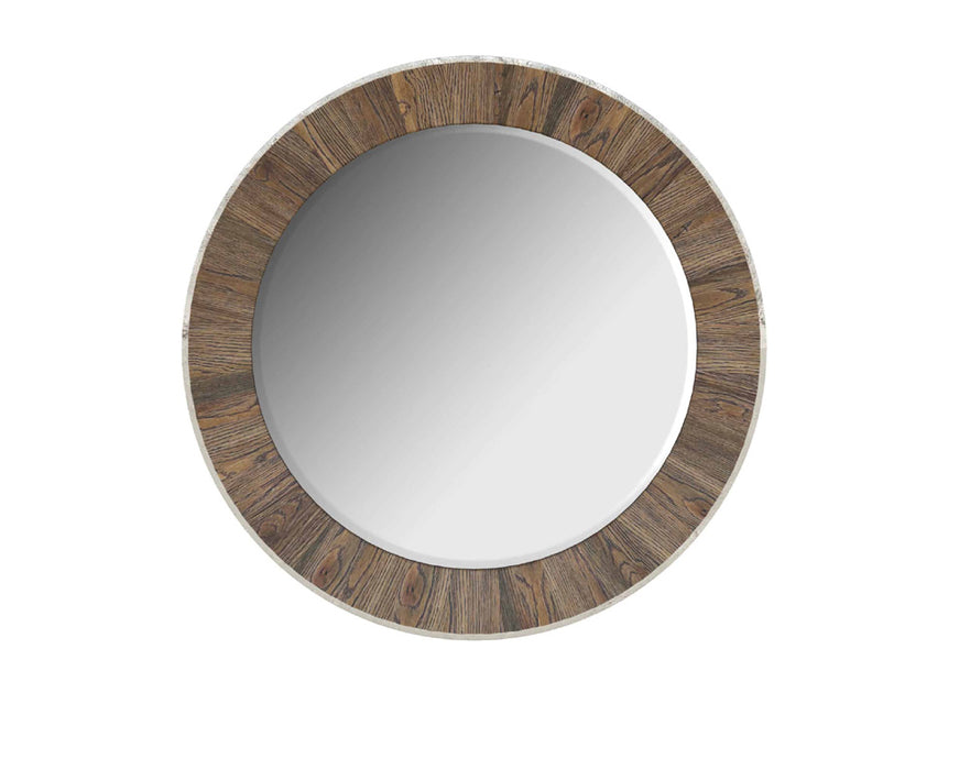ART Furniture - Stockyard Credenza with Round Mirror - 284252-123-2303