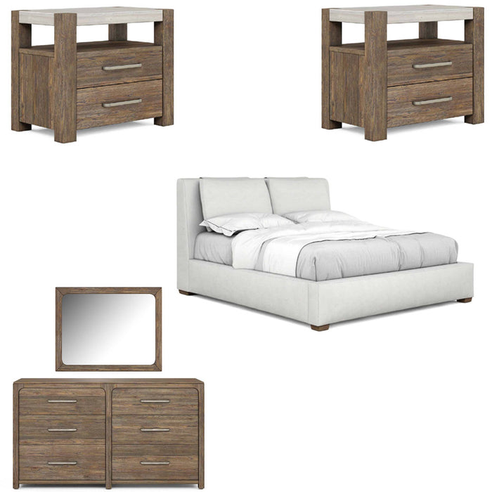 ART Furniture - Stockyard 5 Piece Queen Upholstered Bedroom Set - 284125-2303-5SET