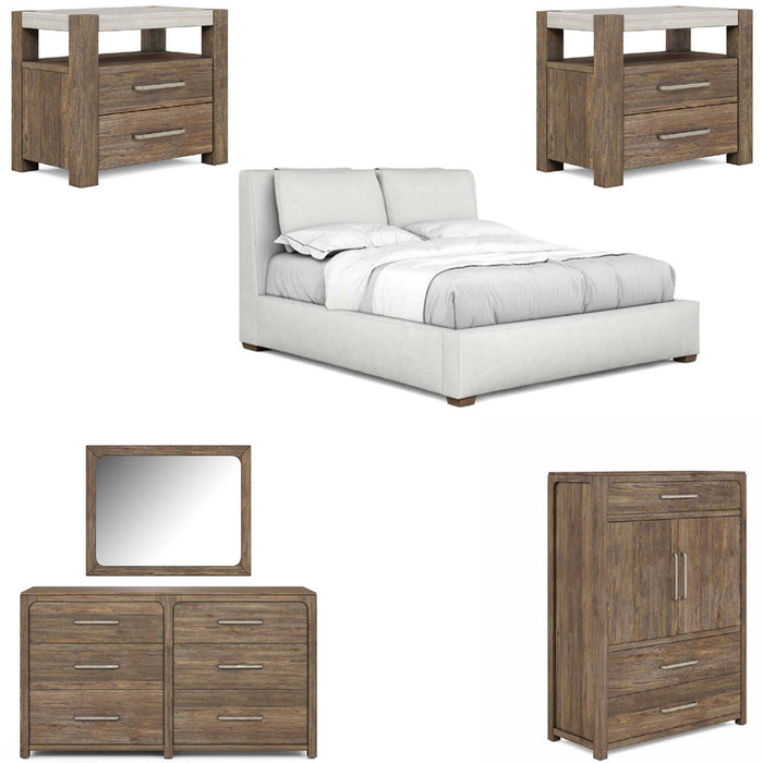 ART Furniture - Stockyard 6 Piece Queen Upholstered Bedroom Set - 284125-2303-6SET