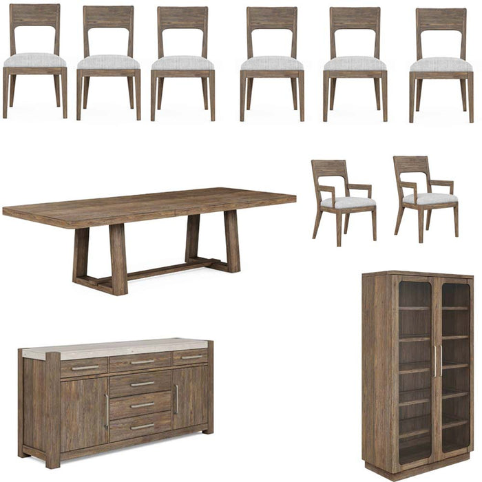 ART Furniture - Stockyard 11 Piece Dining Table Set - 284225-205-2303-11SET