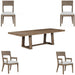 ART Furniture - Stockyard 5 Piece Dining Table Set - 284225-205-2303-5SET - GreatFurnitureDeal