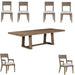 ART Furniture - Stockyard 7 Piece Dining Table Set - 284225-205-2303-7SET - GreatFurnitureDeal