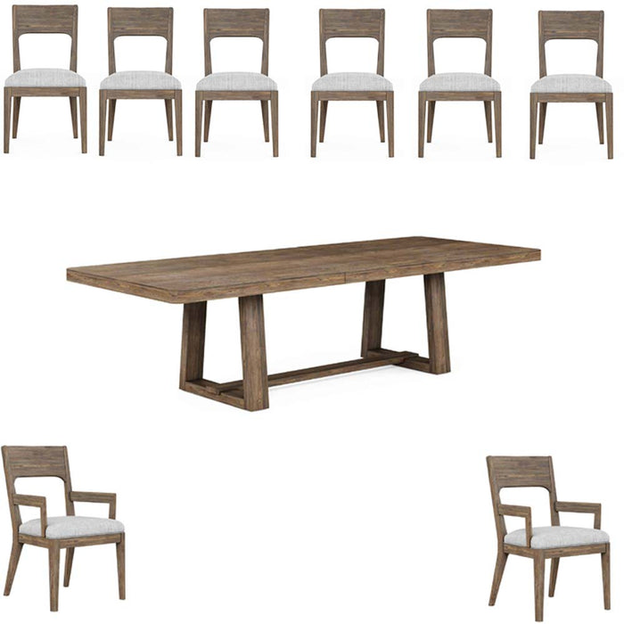ART Furniture - Stockyard 9 Piece Dining Table Set - 284225-205-2303-9SET