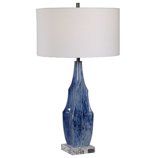 Uttermost - Everard Blue Table Lamp - 28425-1 - GreatFurnitureDeal