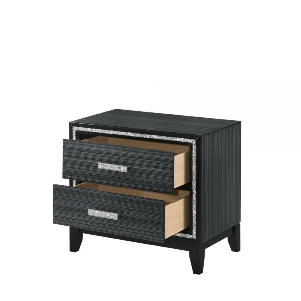 Acme Furniture - Haiden 3 Piece Queen Bedroom Set in Weathered Black - 28430Q-3SET - GreatFurnitureDeal