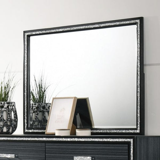 Acme Furniture - Haiden Dresser with Mirror Set in Weathered Black - 28435-34 - GreatFurnitureDeal