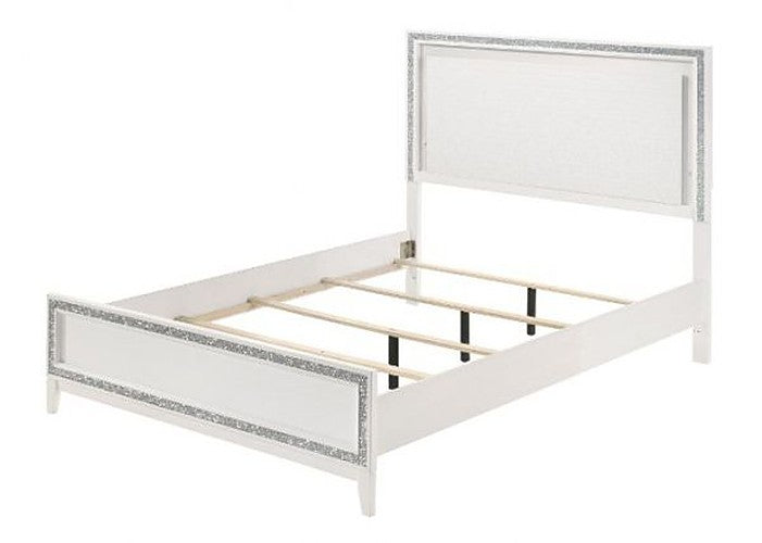 Acme Furniture - Haiden 3 Piece King Bedroom Set in White - 28447EK-3SET - GreatFurnitureDeal