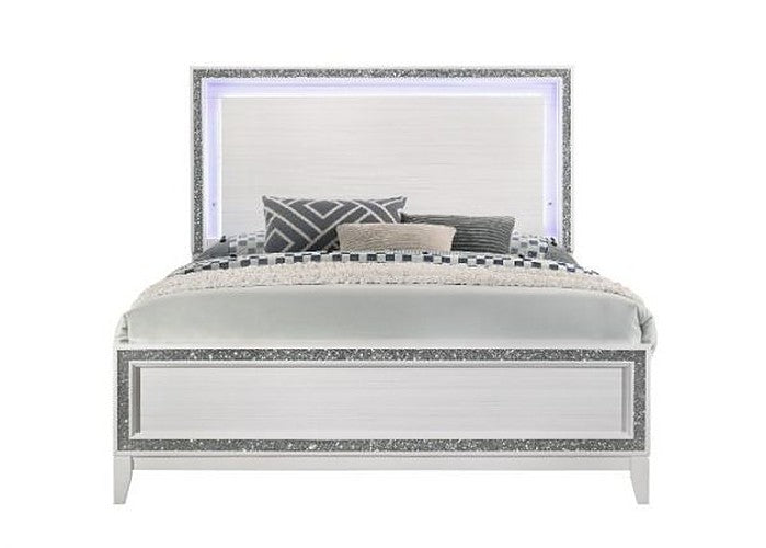 Acme Furniture - Haiden 3 Piece King Bedroom Set in White - 28447EK-3SET - GreatFurnitureDeal
