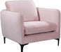 Meridian Furniture - Poppy 3 Piece Living Room Set in Pink - 690Pink-S-3SET - GreatFurnitureDeal