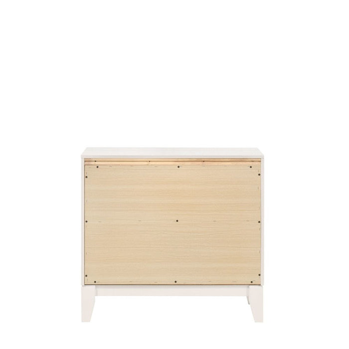 Acme Furniture - Haiden 5 Piece Eastern King Bedroom Set in White - 28447EK-5SET