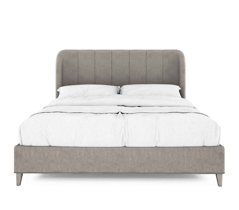 ART Furniture - Vault Queen Upholstered Shelter Bed in Mink - 285125-2354