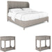 ART Furniture - Vault 3 Piece Eastern King Bedroom Set in Mink - 285126-2354-3SET - GreatFurnitureDeal