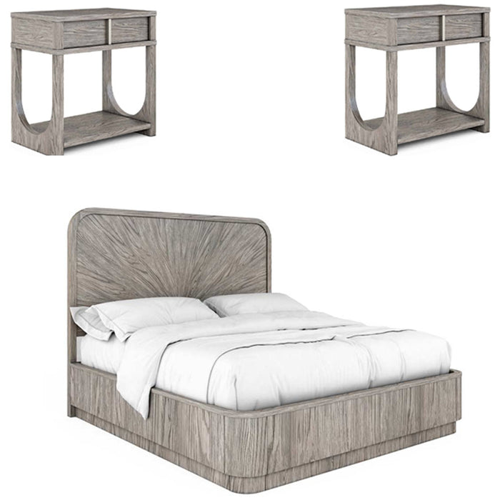 ART Furniture - Vault 3 Piece California King Bedroom Set in Mink - 285137-2354-3SET - GreatFurnitureDeal
