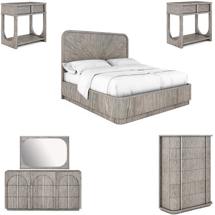 ART Furniture - Vault 6 Piece Eastern King Bedroom Set in Mink - 285136-2354-6SET