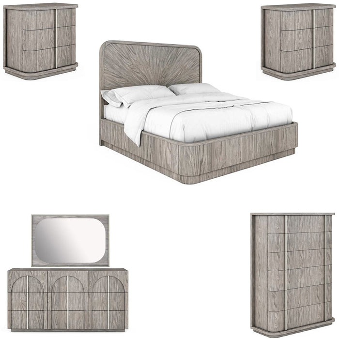 ART Furniture - Vault 6 Piece California King Bedroom Set in Mink - 285137-142-2354-6SET