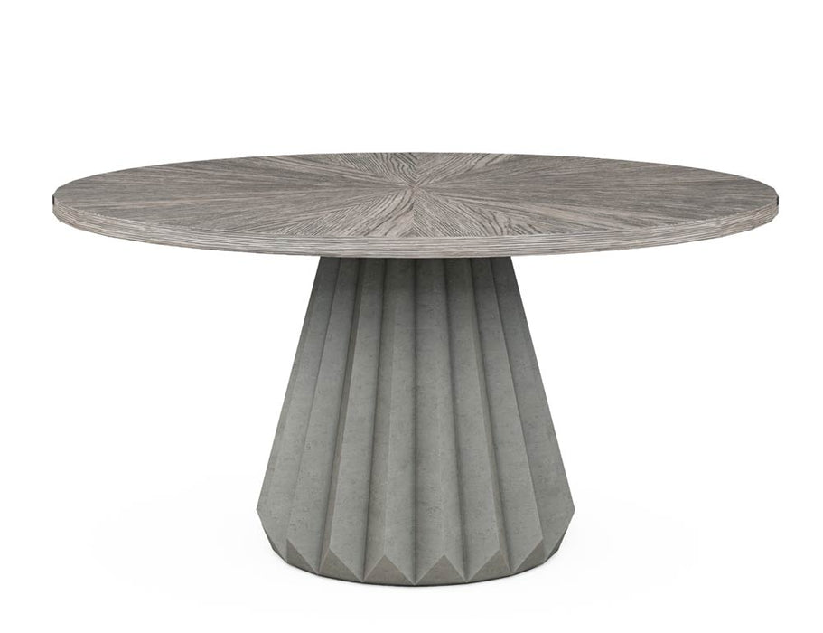 ART Furniture - Vault 6 Piece Round Dining Table Set in Mink - 285225-2354-6SET - GreatFurnitureDeal