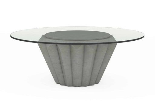 ART Furniture - Vault Round Cocktail Table in Mink - 285382-1049 - GreatFurnitureDeal