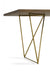 VIG Furniture - Modrest Marcia Modern Tobacco & Antique Brass Dining Table - VGGU2857DT-A - GreatFurnitureDeal