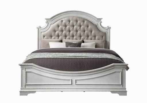 Acme Furniture - Florian Eastern King Bed in White - 28717EK - GreatFurnitureDeal