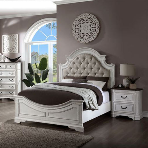 Acme Furniture - Florian 3 Piece Queen Bedroom Set in White - 28720Q-3SET - GreatFurnitureDeal