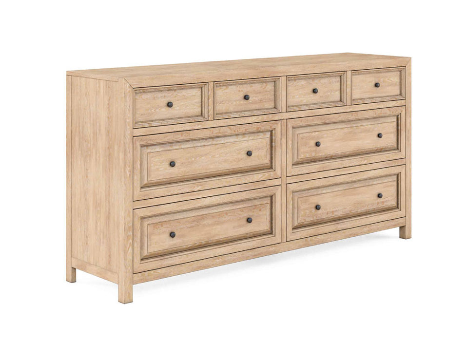 ART Furniture - Post Eight drawers Dresser in Oak - 288135-2355 - GreatFurnitureDeal