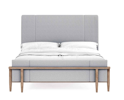 ART Furniture - Post Queen Upholstered Panel Bed in Oak - 288135-2355 - GreatFurnitureDeal