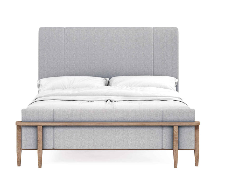 ART Furniture - Post Queen Upholstered Panel Bed in Oak - 288135-2355
