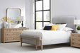 ART Furniture - Post Eastern King Upholstered Panel Bed in Oak - 288136-2355 - GreatFurnitureDeal