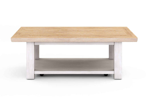 ART Furniture - Post Rectangular Cocktail Table in Pine Veneer - 288300-2340 - GreatFurnitureDeal