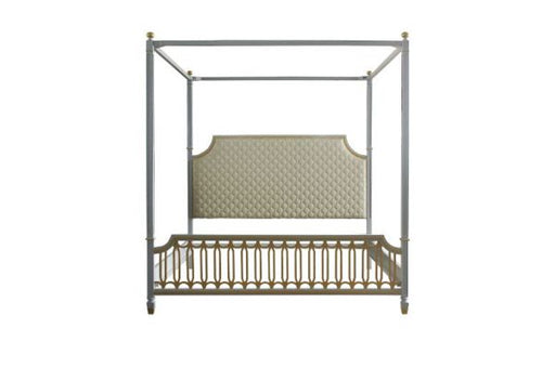 Acme Furniture - House Marchese California King Bed in Pearl Gray - 28854CK - GreatFurnitureDeal