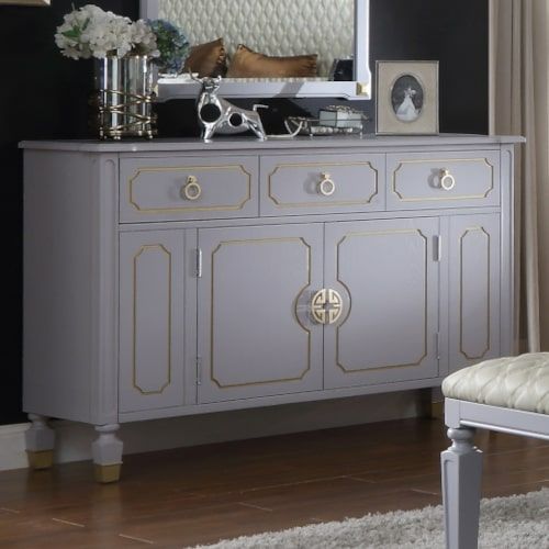 Acme Furniture - House Marchese Dresser in Pearl Gray - 28865 - GreatFurnitureDeal