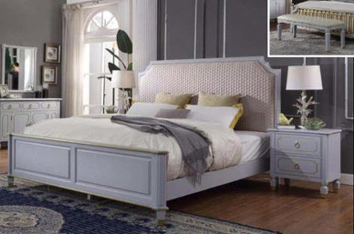 Acme Furniture - House Marchese 3 Piece Eastern King Bedroom Set in Pearl Gray - 28877EK-3SET - GreatFurnitureDeal