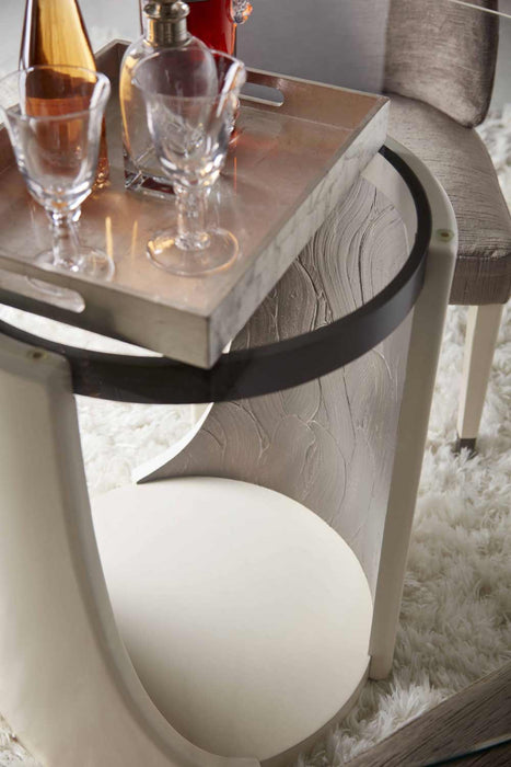 ART Furniture - Blanc 5 Piece Round Dining Table Set- 289225-1040-5SET - GreatFurnitureDeal
