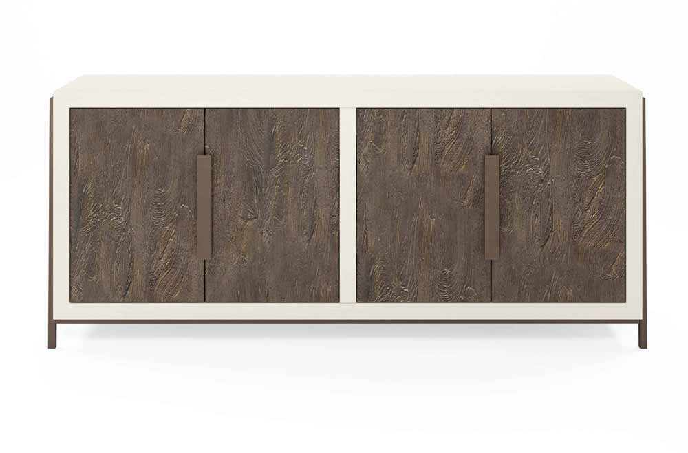 ART Furniture - Blanc 4 Door Credenza in Alabaster - 289252-1040