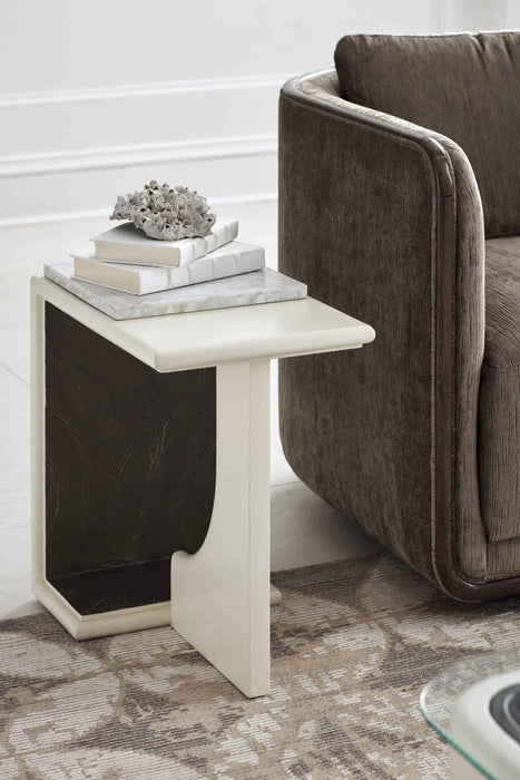 ART Furniture - Blanc Chairside Table in Alabaster - 289308-1040 - GreatFurnitureDeal