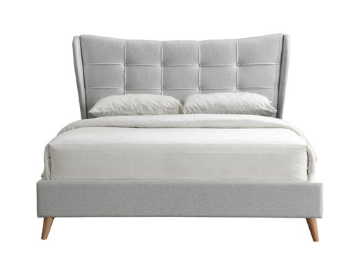 Acme Furniture - Duran Queen Bed in Light Gray - 28960Q - GreatFurnitureDeal