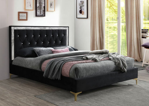 Acme Furniture - Rowan King Bed in Black - 28987EK - GreatFurnitureDeal