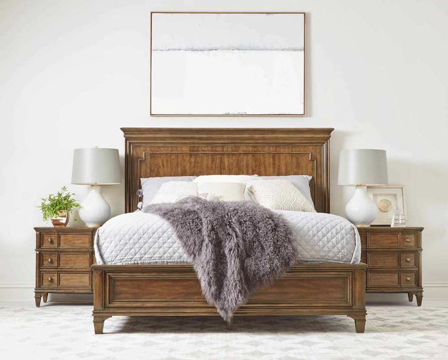 ART Furniture - Newel 5 Piece Eastern King Panel Bedroom Set in Cherry - 294126-1406-5SET